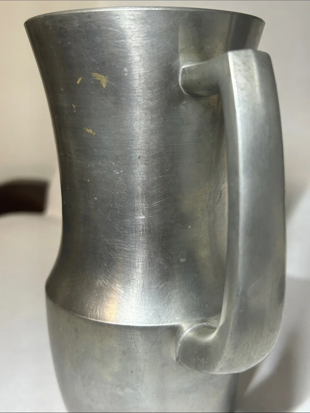 Towle Newburyport Pewter Small Pitcher / Creamer (Model 8644) & goblet